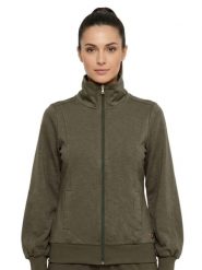 Damska bluza rozpinana Urban Safari. Zielone bluzy damskie LEONE 1947 APPAREL, xl, bez wzorów, bez kaptura. Za 383.11 zł.
