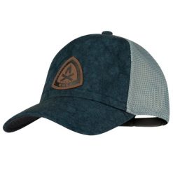 Czapka z daszkiem Unisex Buff Trucker Cap. Żółte czapki z daszkiem damskie Buff, bez wzorów, z elastanu. Za 99.99 zł.