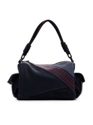 Desigual Torebka 25SAXPC6 Czarny. Czarne torebki klasyczne damskie Desigual, ze skóry, bez dodatków. Za 369.99 zł.