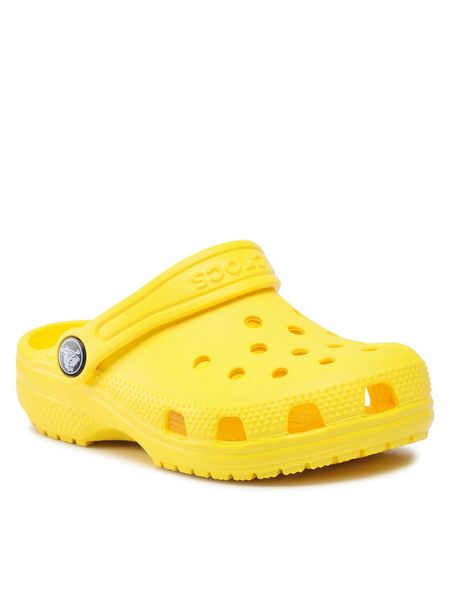 Crocs Klapki Classic Clog K 206991 Żółty. Żółte klapki damskie Crocs, bez wzorów, z tworzywa sztucznego, bez obcasa, bez zapięcia. Za 179.99 zł.