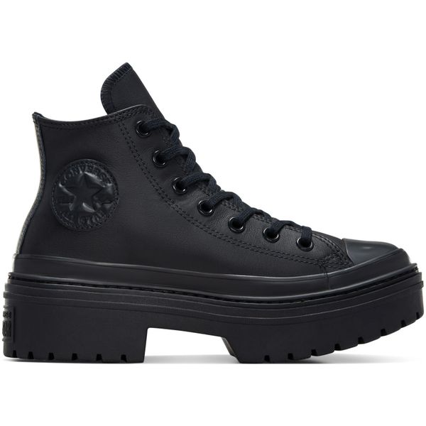 Tenisówki Converse Model Chuck Taylor All Star Lugged Heel Hi Kolor Czarny. Czarne obuwie sportowe casual damskie Converse, ze skóry, bez zapięcia, tenisowe. Za 590.00 zł.