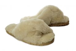 EMU AUSTRALIA W11573 MAYBERRY natural, kapcie damskie. Kapcie damskie EMU Australia, ze skóry. Za 299.90 zł.