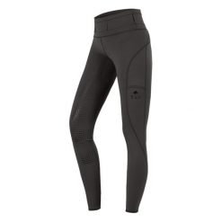 Damskie legginsy jeździeckie z pełną przyczepnością ELT Hanna. Szare legginsy damskie ELT, bez wzorów, z elastanu. Za 218.50 zł.