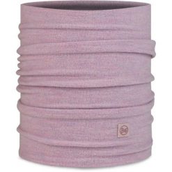 Komin sportowy unisex Buff® Merino Fleece Lilac Sand z wełny merynosów. Czerwone kominy damskie Buff, bez wzorów, z wełny. Za 169.99 zł.