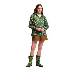 Kurtka Damska Orla Kiely Tropical Floral Packaway Waterproof Jacket. Zielone kurtki damskie Regatta, xl, bez wzorów, z materiału, z kapturem. Za 160.99 zł.