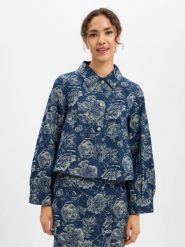 Msch Copenhagen kurtka dżinsowa Kobiety Bawełna niebieski, L. Niebieskie kurtki damskie MSCH Copenhagen, na jesień, l, bez wzorów, z bawełny, bez kaptura. Za 399.95 zł.