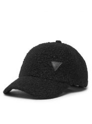 Guess Czapka z daszkiem V6YZ06 W3269 Czarny. Czarne czapki z daszkiem damskie Guess, z aplikacjami, z poliesteru. Za 174.99 zł.