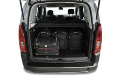Torby Do Bagażnika Toyota Proace City Verso 2019+ 5Szt Kjust. Czarne torby podróżne KJUST, bez wzorów, z kauczuku. Za 1,508.00 zł.