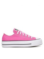 Converse Trampki Chuck Taylor All Star Lift Platform A16104C Różowy. Czerwone trampki damskie Converse, bez wzorów, z materiału, bez zapięcia. Za 399.99 zł.