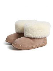 Kaiser Naturfellprodukte Kapcie wełniane "Göteborg" w kolorze jasnobrązowym rozmiar: 39. Brązowe kapcie damskie Kaiser Naturfellprodukte, z wełny. Za 293.59 zł.