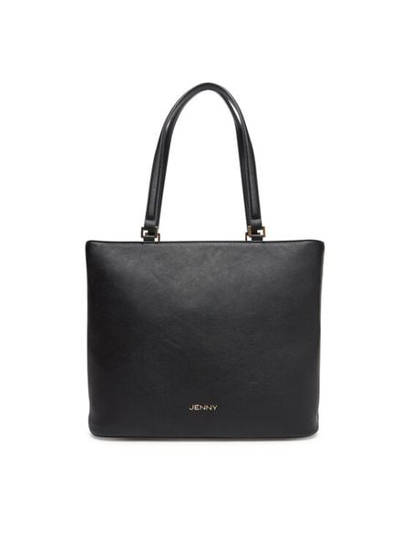 JENNY Torebka MJT-C-003-04 Czarny. Czarne shopper bag Jenny, z materiału, bez dodatków. Za 139.99 zł.