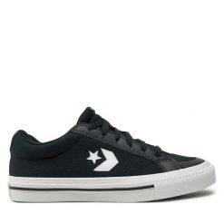 Tenisówki Converse. Czarne trampki damskie Converse, bez wzorów, bez zapięcia. Za 159.99 zł.