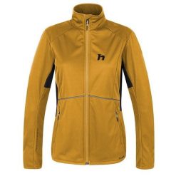 Kurtka softshell damska Hannah Alison. Czarne kurtki damskie Hannah, bez wzorów, z softshellu, bez kaptura. W wyprzedaży za 530.20 zł.