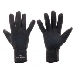 Rękawice turystyczne unisex Fjord Nansen Micropile. Czarne rękawiczki damskie Fjord Nansen, bez wzorów, z dzianiny. Za 49.99 zł.