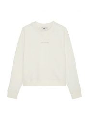 Marc O´Polo Bluza w kolorze kremowym rozmiar: XL. Brązowe bluzy damskie xl, bez wzorów, z bawełny, bez kaptura. Za 122.96 zł.