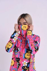 Komin Trippy Hippy. Brązowe kominy damskie OOSC, bez wzorów, z elastanu. Za 98.99 zł.