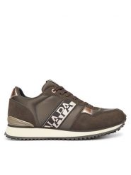 Napapijri Sneakersy Astra NP0A88XQ Brązowy. Brązowe obuwie sportowe damskie Napapijri, z materiału, bez zapięcia. Za 339.99 zł.
