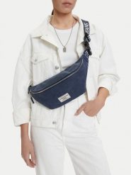 Guess Jeans Torebka CWBEO-GUESS-B-017-09 Granatowy. Niebieskie torebki klasyczne damskie Guess Jeans, z jeansu, bez dodatków. Za 99.99 zł.