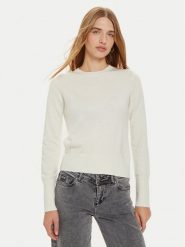 Guess Jeans Sweter W4BR83 Z3HO2 Écru Regular Fit. Swetry klasyczne damskie Guess Jeans, xl, z jeansu, bez kołnierzyka. Za 319.99 zł.