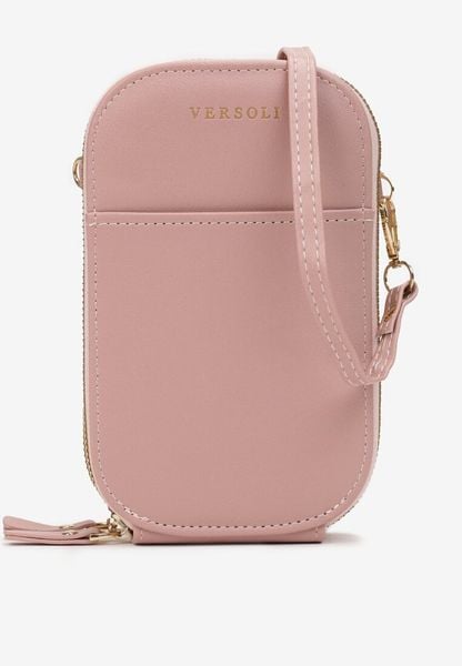 Różowa Dwukomorowa Torebka na Pasku Foick. Czerwone torebki klasyczne damskie Renee, bez dodatków. Za 44.99 zł.