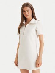 Calvin Klein Sukienka codzienna LV044F207G Beżowy Regular Fit. Brązowe sukienki damskie Calvin Klein, bez wzorów, z syntetyku, bez ramiączek. Za 569.99 zł.