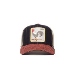 Czapka z daszkiem Goorin Bros. Moon Rooster Cock Trucker 101-1486-NVY. Niebieskie czapki z daszkiem damskie Goorin Bros, bez wzorów. Za 227.99 zł.