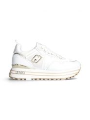 Liu Jo Skórzane sneakersy w kolorze białym rozmiar: 37. Białe obuwie sportowe damskie Liu Jo, z materiału, bez zapięcia. Za 378.63 zł.