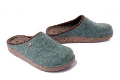 INBLU ED-18 068 zielony, kapcie damskie. Zielone kapcie damskie Inblu, z tkaniny. Za 104.90 zł.
