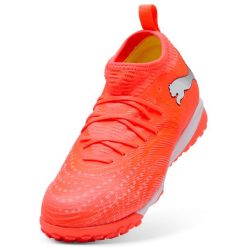 Buty piłkarskie PL PUMA FUTURE 9 MATCH MID Turf Red JR Q1 26. Czerwone kalosze damskie Puma, bez wzorów, z gumy. Za 219.99 zł.