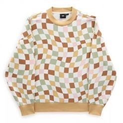 Bluza sportowa damska Vans Club Slouchy Crew. Bluzy damskie Vans, xs, bez wzorów, bez kaptura. Za 434.00 zł.
