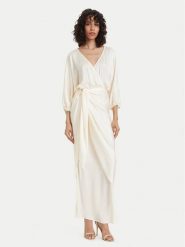 ACCESS FASHION Sukienka wieczorowa 63-3379-357 Kremowy Regular Fit. Białe sukienki damskie ACCESS FASHION, bez wzorów, z syntetyku, wizytowe, bez ramiączek. Za 819.99 zł.