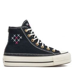 Trampki Converse. Brązowe trampki damskie Converse, bez wzorów, bez zapięcia. Za 349.99 zł.
