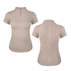 Bluzka techniczna Celia JD ATTACK. Brązowe bluzki damskie JD ATTACK, bez wzorów, sportowe, bez kołnierzyka, bez ramiączek. Za 229.00 zł.