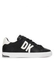 DKNY Sneakersy Abeni K3566320 Czarny. Czarne obuwie sportowe damskie DKNY, ze skóry, bez zapięcia. Za 439.99 zł.