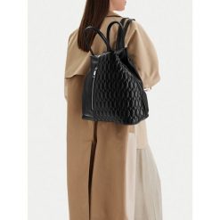 Plecak Lasocki. Czarne plecaki Lasocki, bez wzorów. Za 199.99 zł.