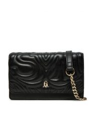 Steve Madden Torebka Blastly SM13001562 Czarny. Czarne torebki wieczorowe damskie Steve Madden, bez wzorów, ze skóry, bez dodatków. Za 359.99 zł.