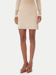 Guess Spódnica ołówkowa W5BD81 Z3JD2 Beżowy Slim Fit. Brązowe spódnice damskie Guess, s, z aplikacjami, z syntetyku. Za 209.99 zł.