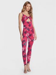 Pinko Kombinezon 100397 A0J6 Różowy Slim Fit. Czerwone sukienki damskie Pinko, bez wzorów, z syntetyku, bez ramiączek. Za 669.99 zł.