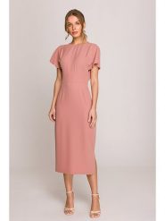 Stylove Sukienka w kolorze jasnoróżowym rozmiar: L. Różowe sukienki damskie Stylove, bez wzorów, bez ramiączek. Za 247.45 zł.