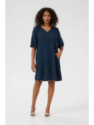 Kaffe Sukienka w kolorze granatowym rozmiar: 42. Niebieskie sukienki damskie Kaffe, bez wzorów, bez ramiączek. Za 128.25 zł.
