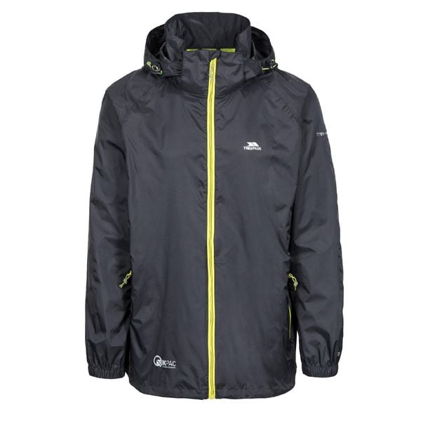Kurtka Unisex Qikpac X Rozpinana. Czarne kurtki damskie Trespass, s, bez wzorów, z poliesteru, bez kaptura. Za 337.99 zł.