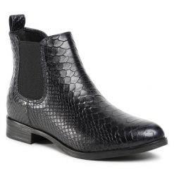 Sztyblety Lasocki. Niebieskie botki damskie Lasocki, bez obcasa, na płaskiej podeszwie, bez zapięcia. Za 102.99 zł.