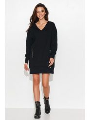 Nominou Sukienka w kolorze czarnym rozmiar: 40/42. Czarne sukienki damskie Nominou, bez wzorów, bez ramiączek. Za 115.24 zł.
