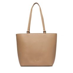 Torebka JENNY. Brązowe shopper bag Jenny, bez dodatków. Za 139.99 zł.