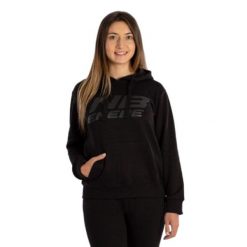 Bluza z kapturem dla kobiet Enebe Culmen. Czarne bluzy damskie ENEBE, l, bez wzorów, z bawełny, z kapturem. Za 146.50 zł.