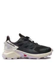 Salomon Buty do biegania Supercross 4 Gore-Tex L47461800 Czarny. Czarne obuwie sportowe damskie Salomon, z gore-texu, bez zapięcia, do biegania. Za 429.99 zł.