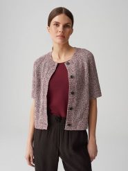 OPUS Kardigan "Dacki" w kolorze różowym rozmiar: 42. Różowe kardigany damskie Opus, bez wzorów, z bawełny. Za 173.99 zł.