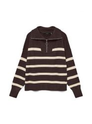 Vero Moda Sweter w kolorze brązowym rozmiar: S. Brązowe swetry klasyczne damskie Vero Moda, s, bez kołnierzyka. Za 148.61 zł.