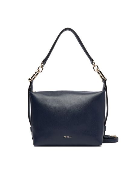 Furla Torebka Tonie Mini WE00877 A.0023 CN 2676S Granatowy. Niebieskie torebki klasyczne damskie Furla, ze skóry, bez dodatków. Za 1,199.00 zł.