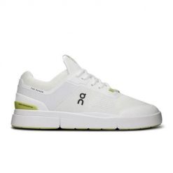 Buty do biegania damskie On The Roger Spin. Białe obuwie sportowe damskie On, z materiału, bez zapięcia, do biegania. Za 794.00 zł.